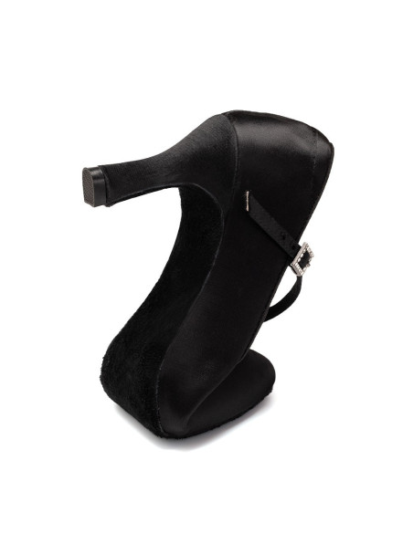 BUTY DO TAŃCA STANDARDU DELIKATNE CZARNE 7,5cm