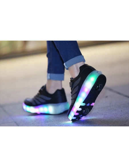 BUTOROLKI BUTY Z ROLKAMI ROLKI WROTKI LED Z POLSKI