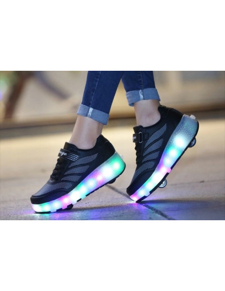 BUTOROLKI BUTY Z ROLKAMI ROLKI WROTKI LED Z POLSKI