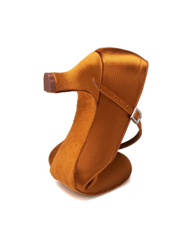 BUTY DO TAŃCA STANDARDU DELIKATNE BRĄZOWE 5,5cm