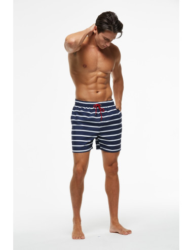 KĄPIELÓWKI MĘSKIE SZORTY SPODENKI W PASKI