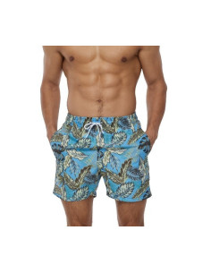 KĄPIELÓWKI MĘSKIE SZORTY SPODENKI LIŚCIE