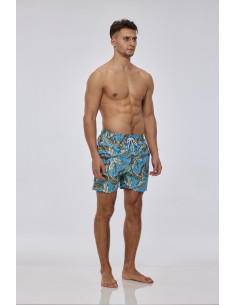 KĄPIELÓWKI MĘSKIE SZORTY SPODENKI LIŚCIE 2