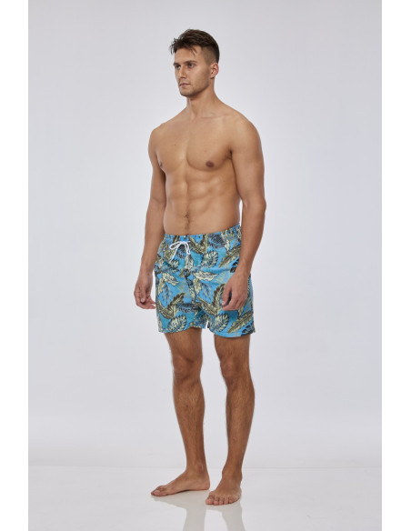 KĄPIELÓWKI MĘSKIE SZORTY SPODENKI LIŚCIE