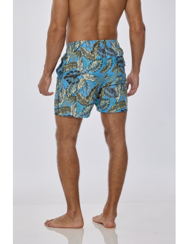 KĄPIELÓWKI MĘSKIE SZORTY SPODENKI LIŚCIE