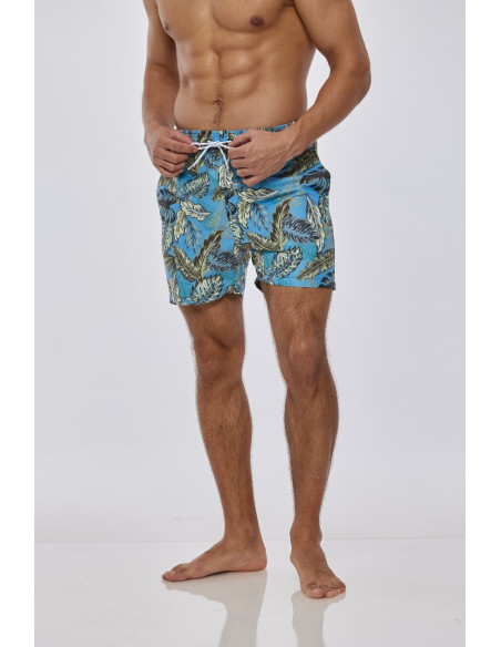 KĄPIELÓWKI MĘSKIE SZORTY SPODENKI LIŚCIE