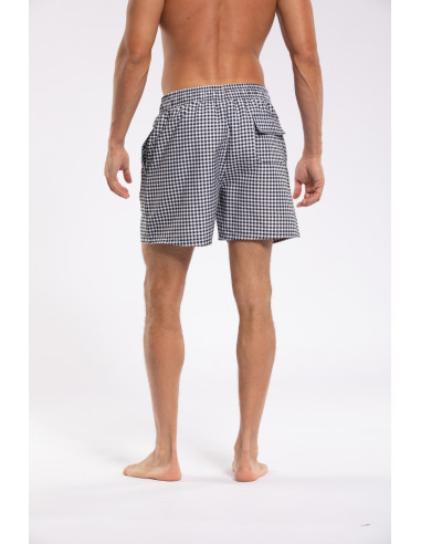 KĄPIELÓWKI MĘSKIE SZORTY SPODENKI PEPITKA
