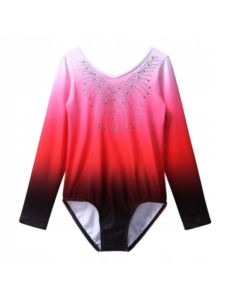 BODY BALETOWE STRÓJ DO TAŃCA GIMNASTYKI OMBRE