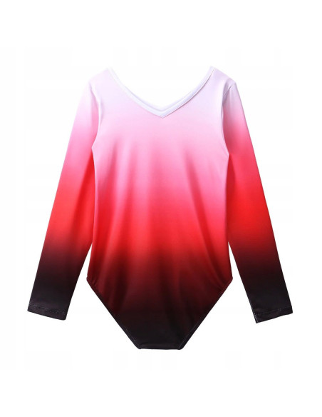 BODY BALETOWE STRÓJ DO TAŃCA GIMNASTYKI OMBRE