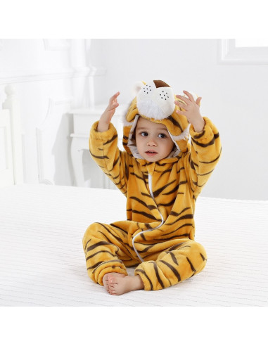 PIŻAMA DLA DZIECI TYGRYS TIGER STRÓJ KIGURUMI