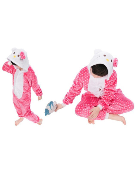 PIŻAMA DLA DZIECI HELLO KITTY KOTEK KIGURUMI
