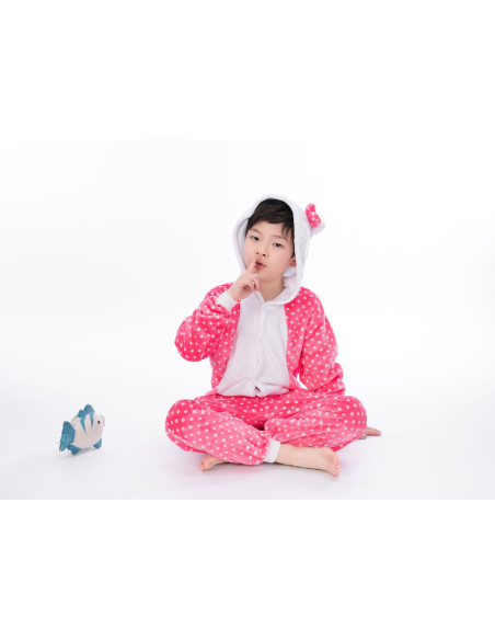 PIŻAMA DLA DZIECI HELLO KITTY KOTEK KIGURUMI