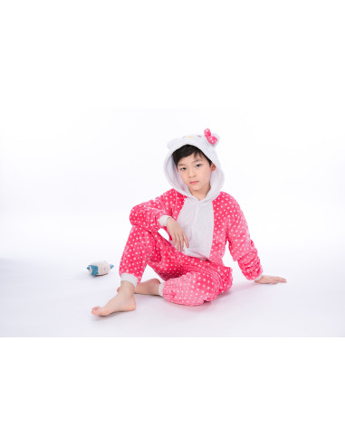PIŻAMA DLA DZIECI HELLO KITTY KOTEK KIGURUMI