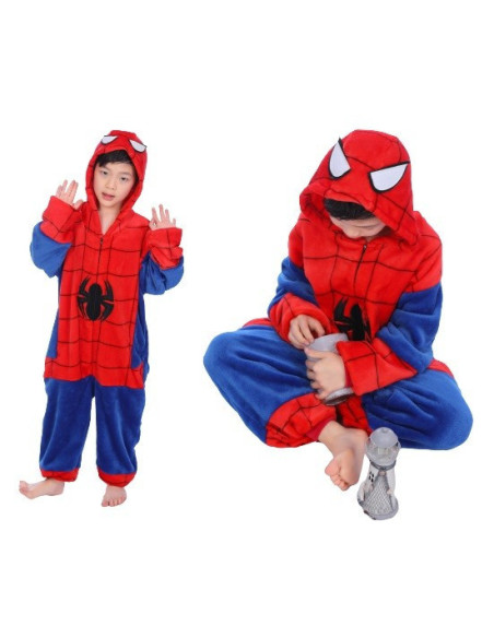 PIŻAMA DLA DZIECI SPIDERMAN PAJĄK KIGURUMI