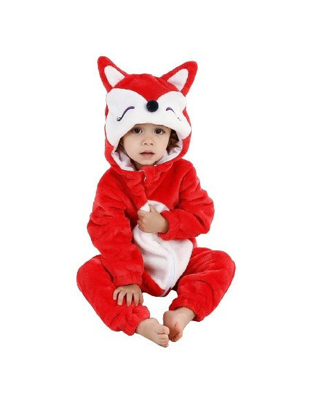 PIŻAMA DLA DZIECI LISEK FOX KIGURUMI ONESIE