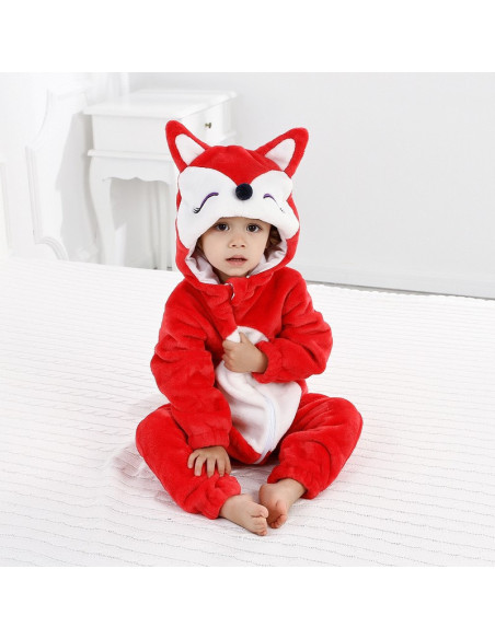 PIŻAMA DLA DZIECI LISEK FOX KIGURUMI ONESIE