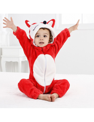 PIŻAMA DLA DZIECI LISEK FOX KIGURUMI ONESIE