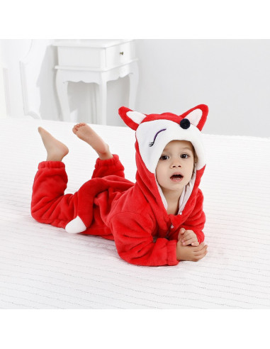 PIŻAMA DLA DZIECI LISEK FOX KIGURUMI ONESIE
