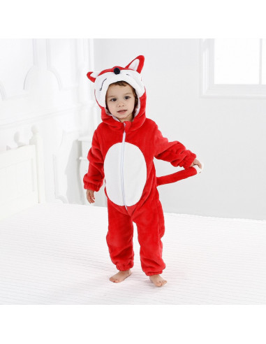 PIŻAMA DLA DZIECI LISEK FOX KIGURUMI ONESIE