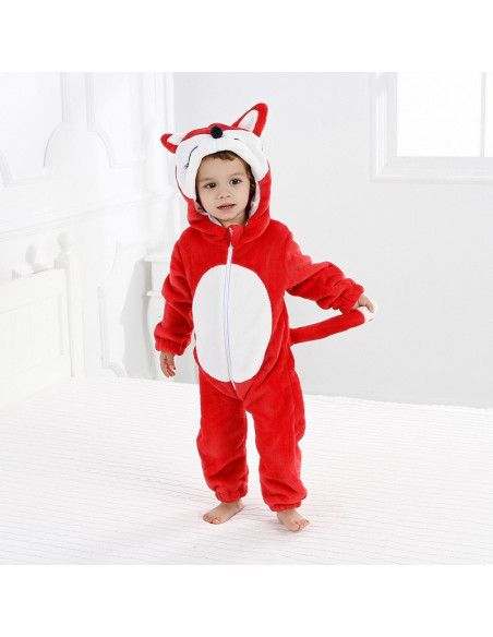 PIŻAMA DLA DZIECI LISEK FOX KIGURUMI ONESIE