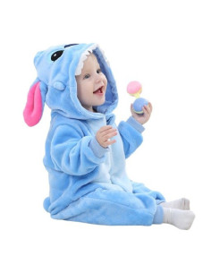 PIŻAMA DLA DZIECI STITCH STICZ STRÓJ KIGURUMI