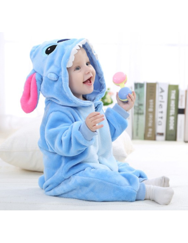 PIŻAMA DLA DZIECI STITCH STICZ STRÓJ KIGURUMI