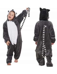 PIŻAMA DLA DZIECI DRES LEMUR ONESIE KIGURUMI