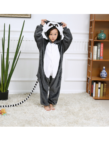 PIŻAMA DLA DZIECI DRES LEMUR ONESIE KIGURUMI