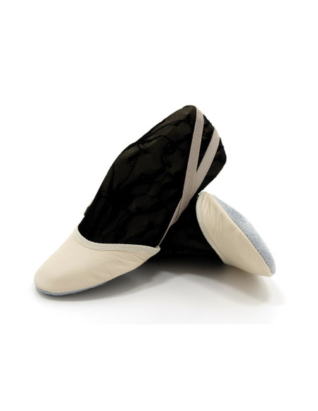 NAPALCÓWKI GIMNASTYCZNE DO TAŃCA SKÓRZANE