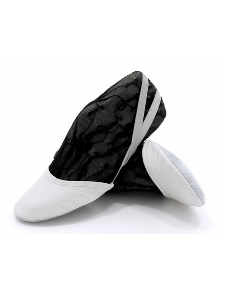 NAPALCÓWKI GIMNASTYCZNE DO TAŃCA SKÓRZANE