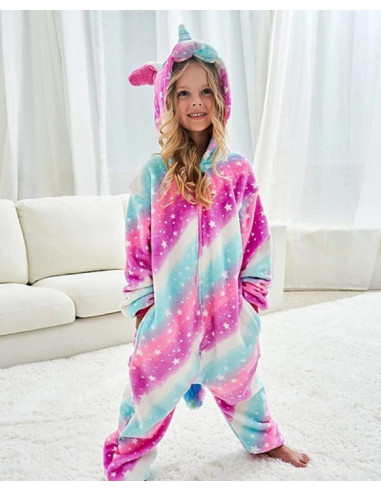 PIŻAMA DLA DZIECI JEDNOROŻEC UNICORN ONESIE