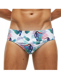 KĄPIELÓWKI MĘSKIE SLIPY SLIPKI PAPUGI TUKANY