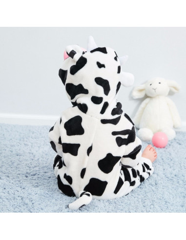 PIŻAMA DLA DZIECI CYCEK KROWA KIGURUMI ONESIE