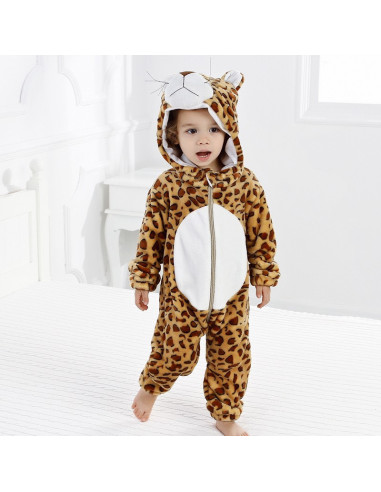 PIŻAMA DLA DZIECI LEW TYGRYS KIGURUMI ONESIE