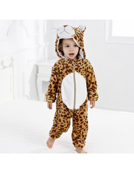 PIŻAMA DLA DZIECI LEW TYGRYS KIGURUMI ONESIE