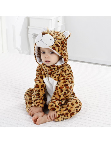 PIŻAMA DLA DZIECI LEW TYGRYS KIGURUMI ONESIE