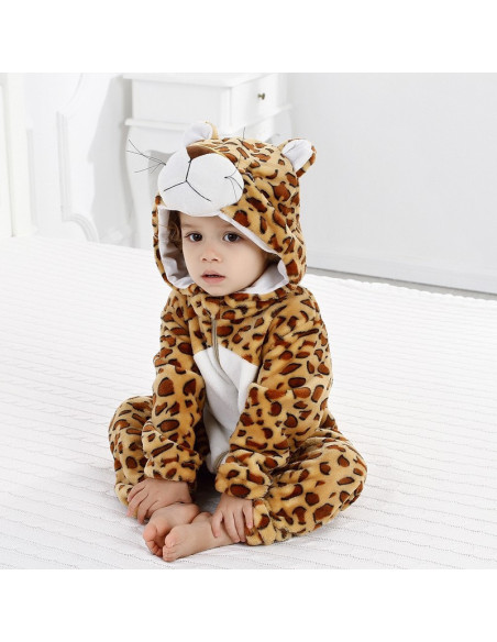 PIŻAMA DLA DZIECI LEW TYGRYS KIGURUMI ONESIE