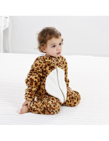 PIŻAMA DLA DZIECI LEW TYGRYS KIGURUMI ONESIE