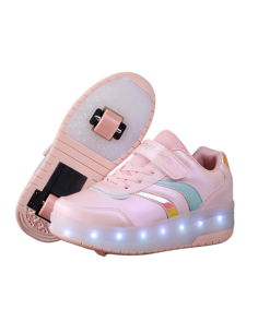 BUTOROLKI BUTY Z ROLKAMI ROLKI WROTKI PUDROWE LED Z POLSKI