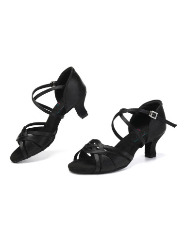 BUTY DO TAŃCA TANECZNE DELIKATNE CZARNE 5,5cm