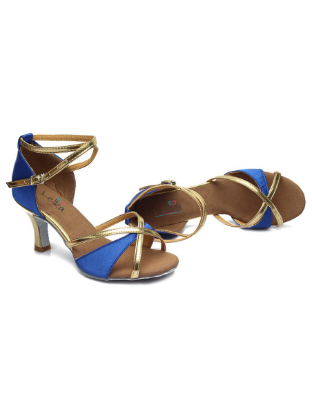 BUTY DO TAŃCA TOWARZYSKIEGO TANECZNE MODNE BLUE