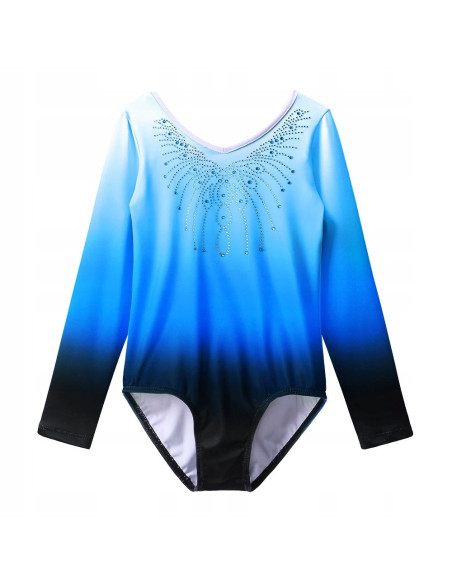 BODY BALETOWE STRÓJ DO TAŃCA GIMNASTYKI OMBRE