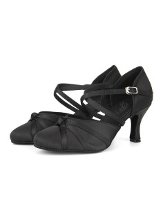 BUTY TANECZNE DO STANDARDU CZARNE 7,5cm