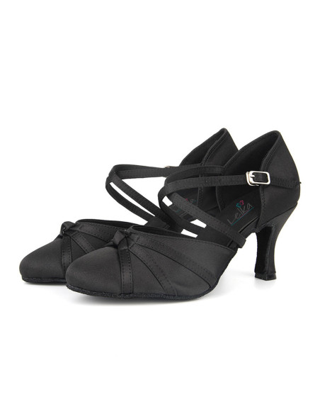 BUTY TANECZNE DO STANDARDU CZARNE 7,5cm