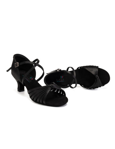 BUTY DO TAŃCA TANECZNE WYGODNE LATINO BLACK 5,5cm