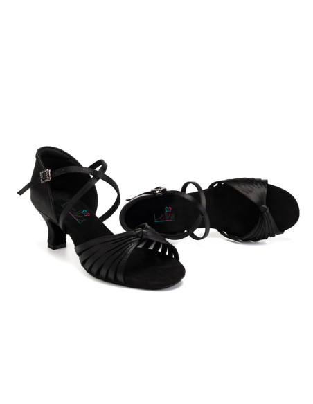 BUTY DO TAŃCA TANECZNE WYGODNE LATINO BLACK 5,5cm