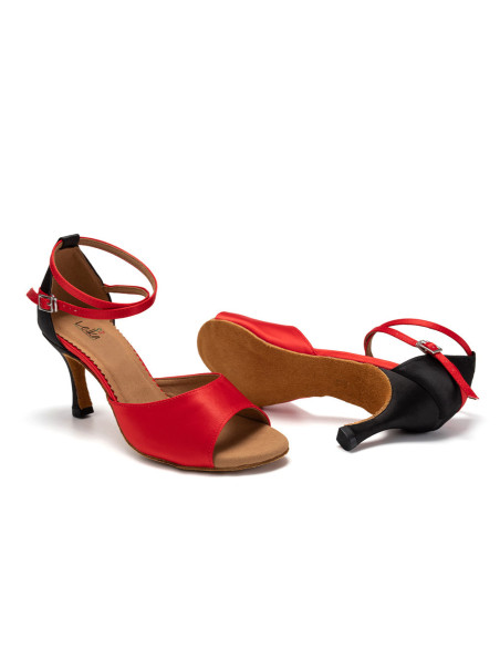 BUTY DO TAŃCA TANECZNE LATINO SALSA STYLOWE 7,5cm