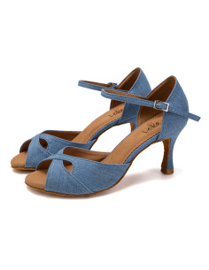 BUTY DO TAŃCA TANECZNE LATINO SALSA STYLOWE 7,5cm