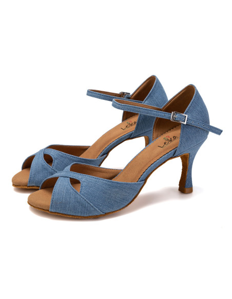 BUTY DO TAŃCA TANECZNE LATINO SALSA STYLOWE 7,5cm