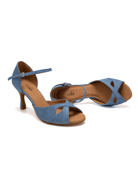 BUTY DO TAŃCA TANECZNE LATINO SALSA STYLOWE 7,5cm